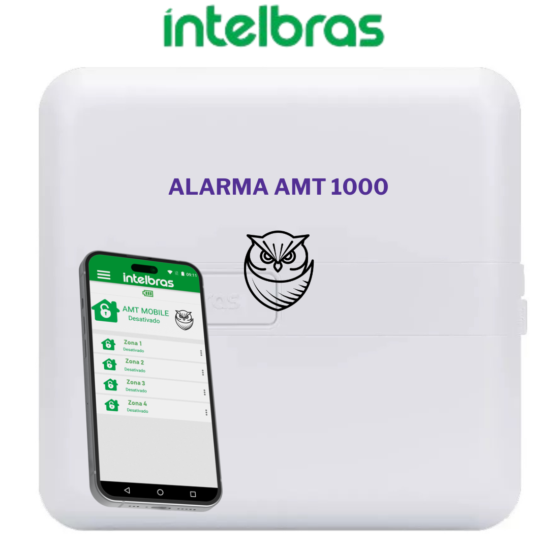 Central Alarma Intelbras Amt1000 Smart P/ Sensor Inalámbrico
