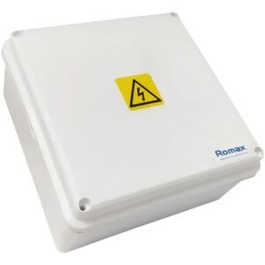Caja Estanca Exterior Pase P/ Camara Balun Cctv 15x15x8 R Color Blanco