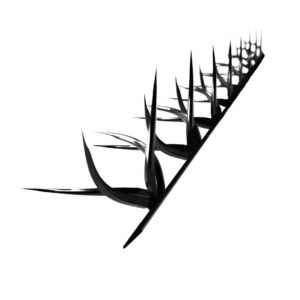 Pinches de 8 flores, 4 puntas sin diente para medianera  X 1 MT